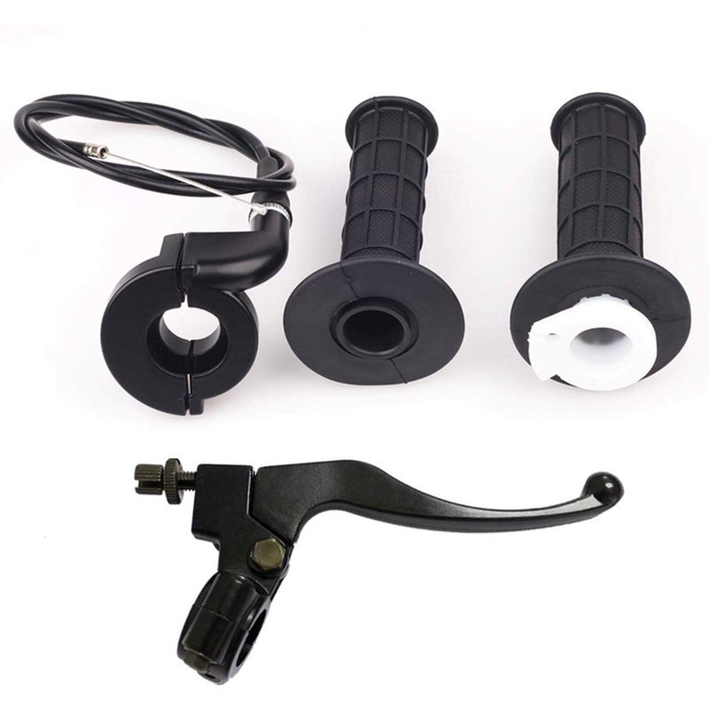 LIYYOO Throttle Cable Kit, Throttle Handle,Right Brake Lever and Left Handle, for XR80 XR100 CRF70 CRF80 CRF100 Pit Dirt Motor Bike Baja Mini Bike 196cc 200cc 5.5hp 6.5hp 48 Inch Twist Throttle Hand - Image 2